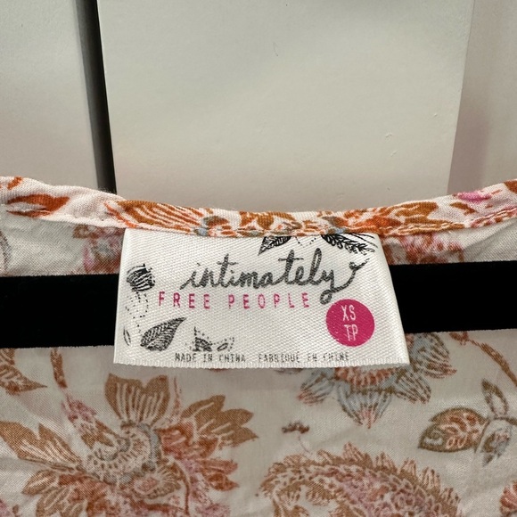 Free People Intimately Floral Sleeveless dress/coverup - Picture 3 of 5